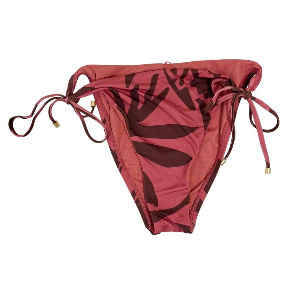 Vitamin A Printed Tie-Side Classic Coverage Bikini‎ Bottoms - Size Large